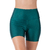 Short Curto Fitness em Cirrê Verde Cós Alto Conforto e Estilo para seus Treinos