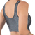 Top Regata Cós Largo Fitness Cirrê Bojo Removível Cinza - comprar online