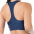 Top Fitness Azul Cirrê Cós Largo Bojo Removível e Design Nadador para Treinos com Estilo - comprar online
