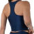 Top Fitness Cirrê Azul Cós Largo Bojo Removível Conforto e Estilo para seus Treinos - comprar online