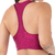 Top Fitness Magenta Cirrê Cós Largo Bojo Removível e Design Nadador para Treinos com Estilo - comprar online