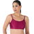 Top Fitness Magenta com Bojo Removível em Tecido Cirrê