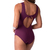 Maiô Body Decote Transpassado Com Bojo Roxo na internet