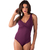 Maiô Body Decote Transpassado Com Bojo Roxo - comprar online