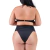 Biquíni Meia Taça Hot Pants Plus Size Preto Summer Soul na internet