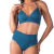 Calcinha de Biquíni Hot Pants Cós Duplo Petróleo - Summer Soul