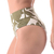 Calcinha de Biquíni Hot Pants Cós Duplo Estampado Verde na internet