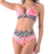 Calcinha de Biquíni Hot Pants Cós Duplo Estampado Vermelho - Summer Soul