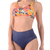 Calcinha de Biquíni Hot Pants Cós Duplo Azul - Summer Soul