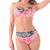 Biquíni Top Com Bojo e Fecho Estampado Vermelho - Summer Soul