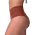 Calcinha de Biquíni Hot Pants Marrom Lateral Dupla Franzida - Summer Soul