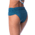 Calcinha de Biquíni Hot Pants Cós Franzido Petróleo - comprar online