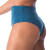 Calcinha de Biquíni Hot Pants Cós Duplo Petróleo na internet