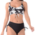 Biquíni Top Cropped Com Bojo Removível Estampado Branco - Summer Soul