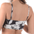 Biquíni Top Cropped Com Bojo Removível Estampado Branco - comprar online