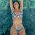 Calcinha de Biquíni Fio Duplo Listrado Azul Summer Soul - loja online