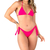Biquíni Cortininha Empina Bumbum Com Amarração Pink Neon - Summer Soul