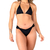 Calcinha de Biquíni Empina Bumbum Preto - Summer Soul