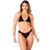 Biquíni Cortininha Empina Bumbum Preto