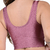 Top Cropped Fitness Cirrê Com Bojo Removível Rosa Matte Summer Soul