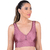 Top de academia Rosa Matte com alças largas 