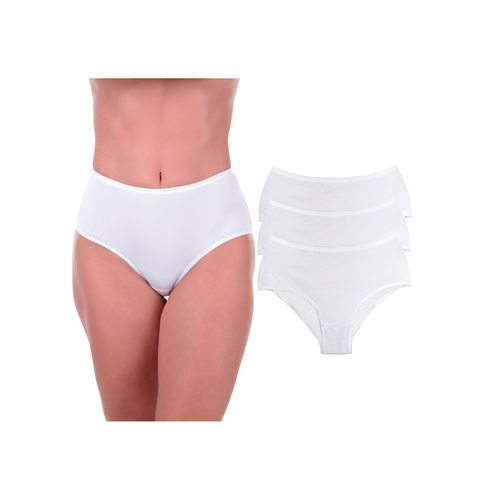 Kit Calçolas Microfibra Lisa 03PÇS Branca Summer Soul