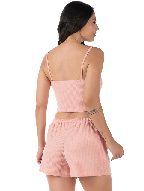 Short Doll Feminino Com Alça Salmão - comprar online