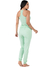 Pijama Feminino Com Alça Verde - comprar online