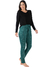 Pijama Feminino Longo Estampado Xadrez Verde