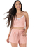 Short Doll Feminino Com Alça Salmão