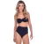 Calcinha de Biquíni Hot Pants Preta e Lisa - loja online