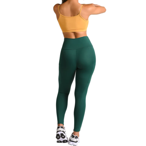 Kit Conjunto Fitness Legging e Short Cos Alto Top Alça Digital Mirtilo na internet