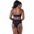 Biquíni Hot Pants Com Bojo e Amarração Liso Preto - comprar online