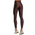 Calça Legging Fitness Pezinho Cós Alto de Cirrê Marrom - comprar online