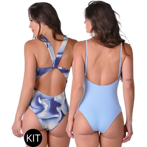 Kit Maiôs de Praia Blue Light - comprar online