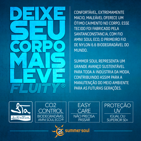 Maiô Plus Size Com Bojo Liso Preto - Summer Soul