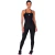 Macacão Longo Fitness Feminino Cirrê Preto - Conforto e Estilo para Treinos