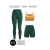 Kit Conjunto Fitness Legging e Short Cos Alto Top Alça Digital Mirtilo