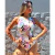 Body Floral Colorido Com Decote e Fecho nas Costas