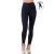 Calça Legging Fitness Pezinho Cós Alto de Suplex Preto
