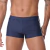 Sunga Boxer Masculina Lisa Chumbo com Detalhe Lateral
