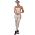 Macacão Longo Fitness Feminino Cirrê Bege - Conforto e Estilo para Treinos
