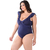 Maiô Plus Size Com Bojo Liso Azul Marinho na internet