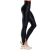 Calça Legging Fitness Pezinho Cós Alto de Cirrê Preto na internet