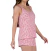Short Doll Feminino Com Alça Poá Rosa na internet