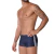 Sunga Boxer Masculina Lisa Chumbo com Detalhe Lateral - Summer Soul