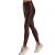 Calça Legging Fitness Pezinho Cós Alto de Cirrê Marrom na internet