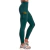 Conjunto Fitness Top Com Bojo Removível e Calça Cós Alto - Suplex Verde - loja online