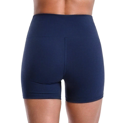Short Fitness Curto Cós Alto Suplex Marinho