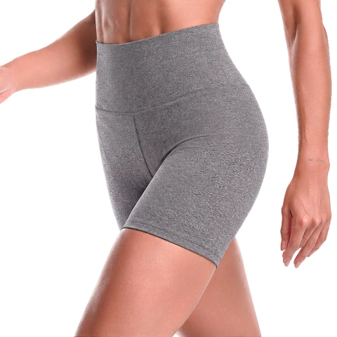 Short Fitness Curto Cós Alto Suplex Mescla